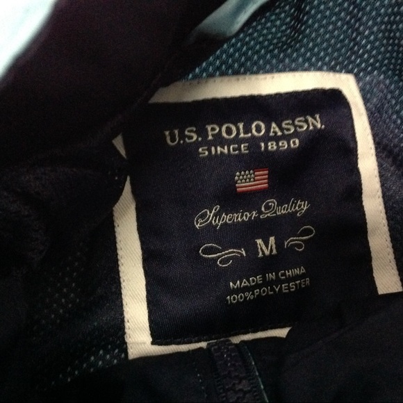 US Polo Assn Rain Jacket Windbreaker Women M - Picture 4 of 6